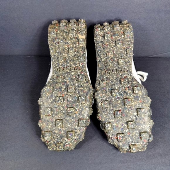 Nike Waffle Racer Crater RARE White Black Sneakers Women's Shoe Size 8 - Picture 10 of 12